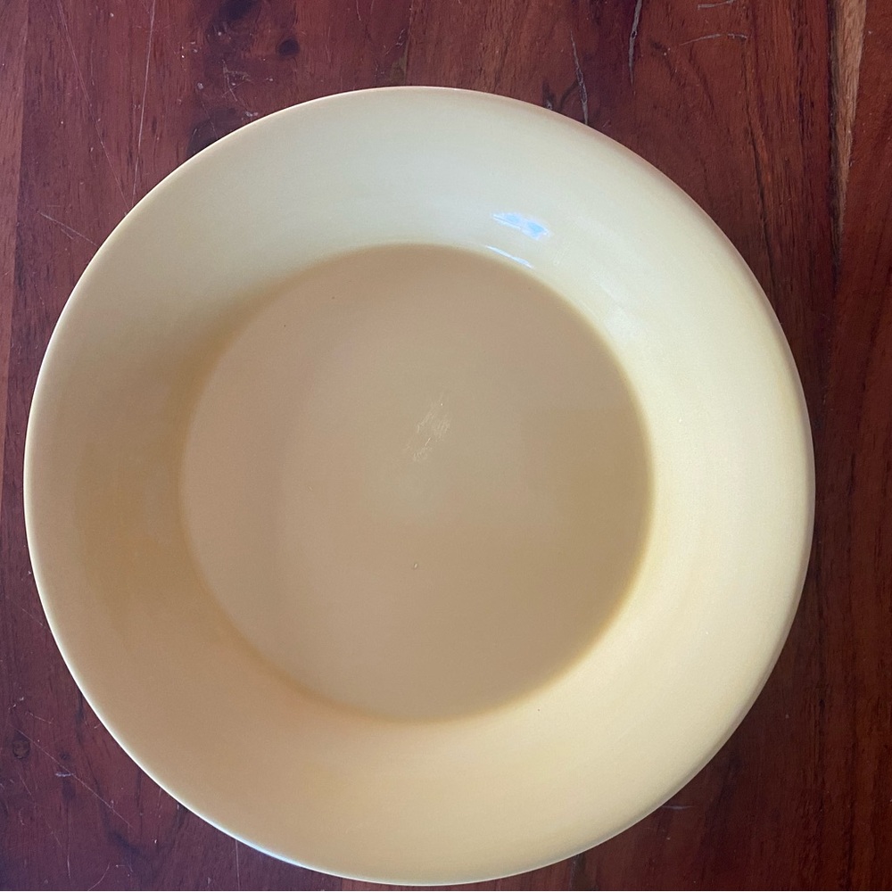 Set of 6 Pier 1  butter Yellow Dinner Plate Set - Picture 7 of 7